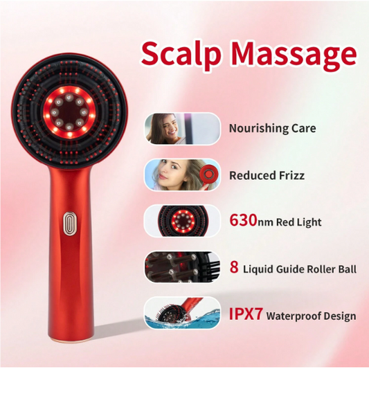 Red Light Scalp Massage Comb